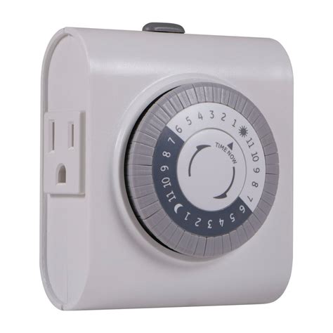 Ge 24 Hour Heavy Duty Indoor Plug In Timer 2 Outlets 15075 Walmart