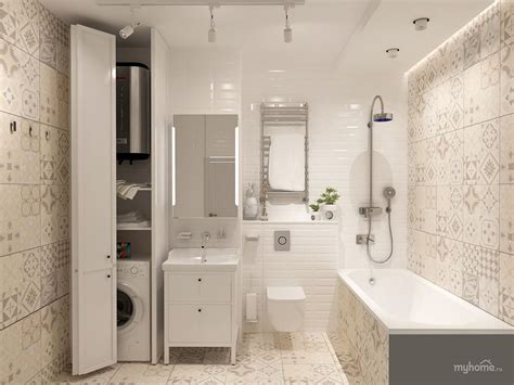 Дизайн проект ванной комнаты 3м2 89 фото