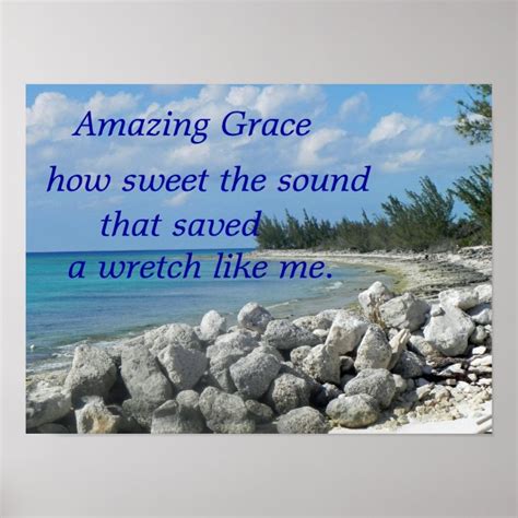 Amazing Grace Poster Zazzle