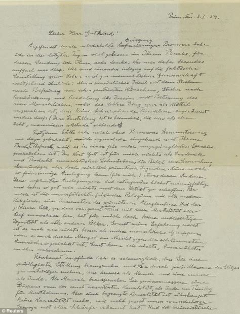 Einsteins God Letter To Be Auctioned Technology And Science