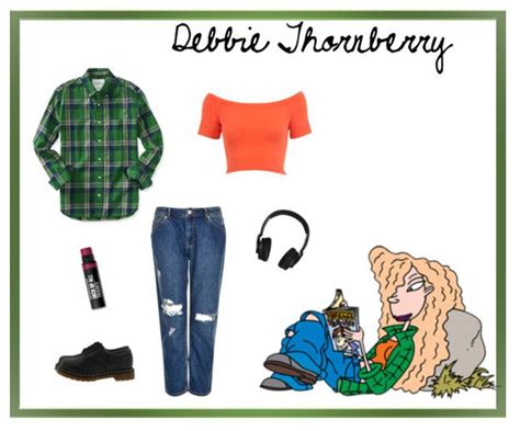 An Image Of Clothes And Accessories With The Words Debore Thornberry On It
