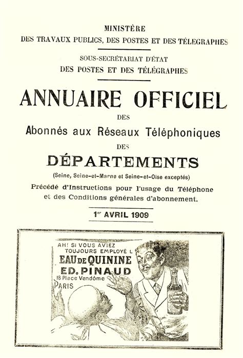 Trelon Lannuaire Téléphonique De 1909 Chrisnord Trelon Nord