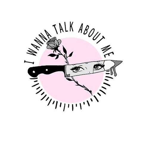 I Wanna Talk About Me The Peach Fuzz Sticker By Elizabeth Hudy