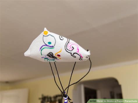How To Make A Paper Parachute With Pictures Wikihow