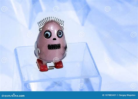 Beautiful Cute Toy Robot Girl Pink Color Editorial Photo Image Of