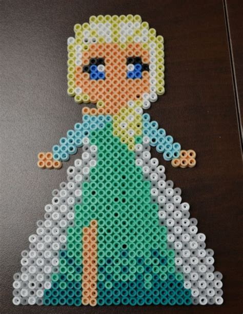 Princess Perler Beads Elsa