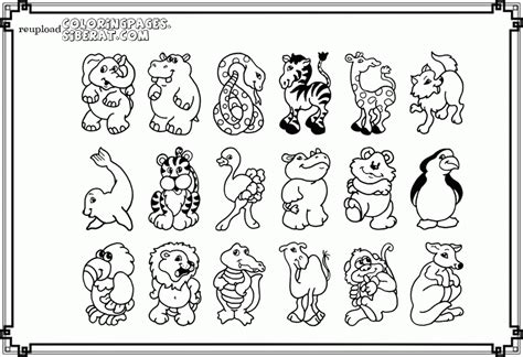 27 Cute Zoo Animals Coloring Pages Most Complete Temal