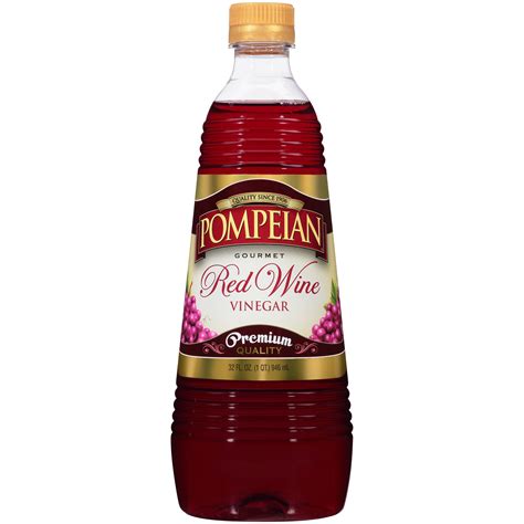 Pompeian Red Wine Vinegar Fl Oz Walmart Com