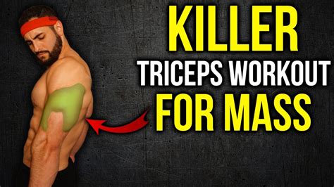 Killer Triceps Workout For Mass Hits All 3 Heads To Build Bigger