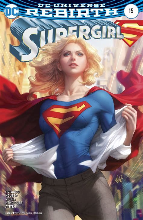 Supergirl 15 Artgerm Variant Cover