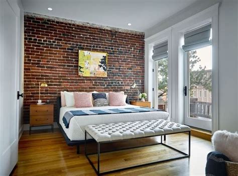 20 Cozy Exposed Brick Walls Bedroom Design Ideas Brick Wall Bedroom