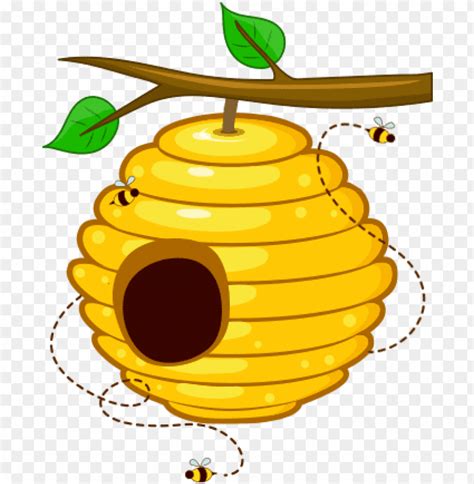 Beehive Clipart Bee Nest Beehive Bee Nest Transparent Free For