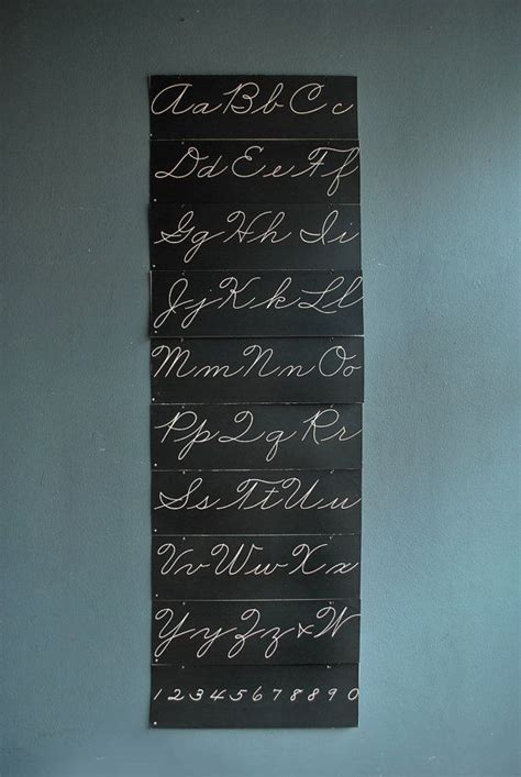 A phoneme is a speech sound that is capable of changing. Large Alphabet Cursive Charts | Cursive chart, Alphabet ...