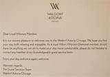 Waldorf Astoria Chicago Room Service Menu