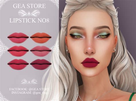The Sims Resource Lipstick No8