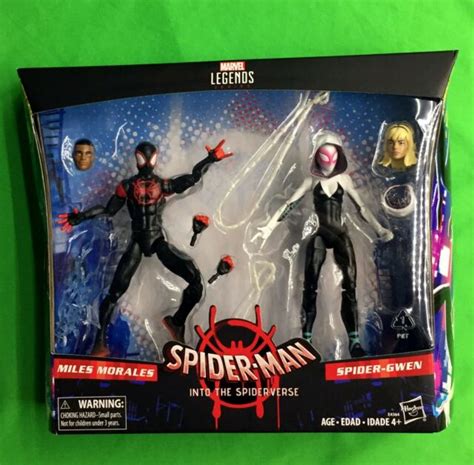 Marvel Legends Spider Man Miles Morales And Spider Gwen Action Figure