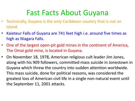Ppt Guyana Powerpoint Presentation Free Download Id4516024