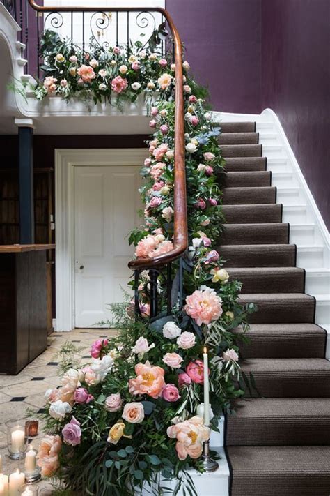 ️ 35 Fantastic Wedding Staircase Décor Ideas You‘ll Love Hi Miss Puff
