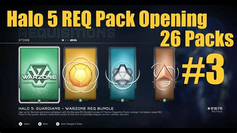 Halo 5 Req Pack Opening 26 Packs 3 Youtube