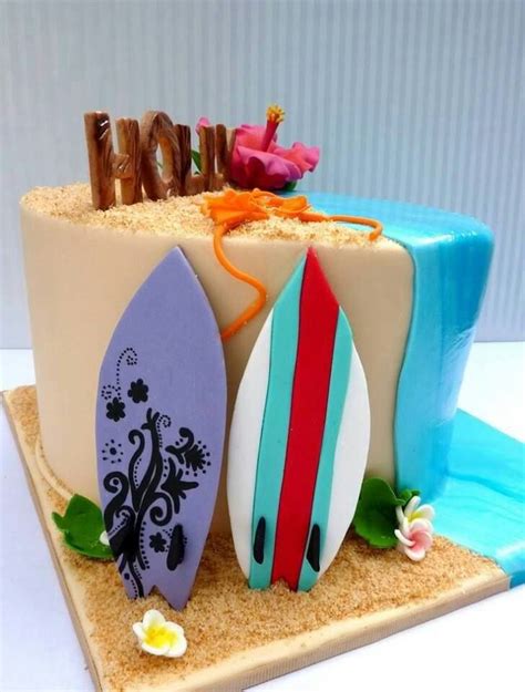 Pin On Beach And Tropical Cakes