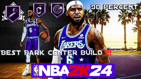 NBA K Best Park Center Build Demigod Overpowered Lebron James Jayson Tatum Build YouTube