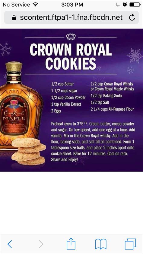 cookies crown royal cookies cocoa powder baking soda