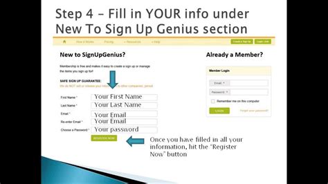 How To Create Your Sign Up Genius Account Youtube