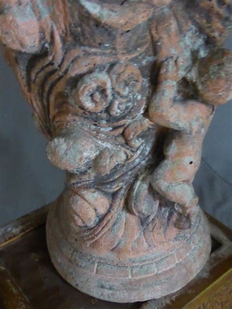 sculpture en terre cuite philippe cote antiquites