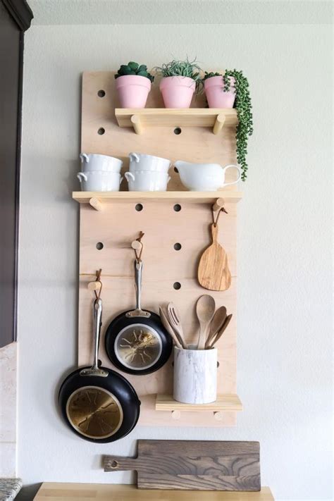 X = 3/1 х 2/1; Free Up Cabinet Space With a DIY Wall-Mounted Pot Rack ...