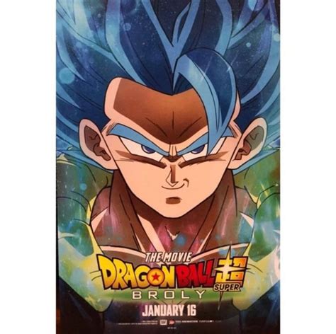 Broly movie, vegeta teams up with goku to do a galick kamehameha. Dragon Ball Super Broly Poster NM in 2020 | Broly movie, Dragon ball super, Poster