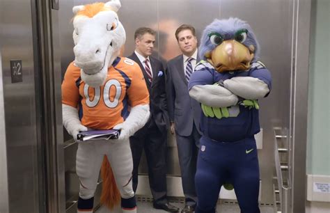 Super Bowl Team Mascots Fight On Espn