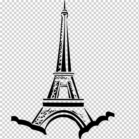 Dibujo De La Torre Eiffel Silueta Par S Punto De Referencia