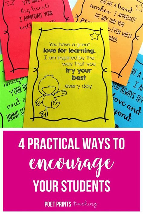 Encouragement Notes For Students Digital And Printable Positive