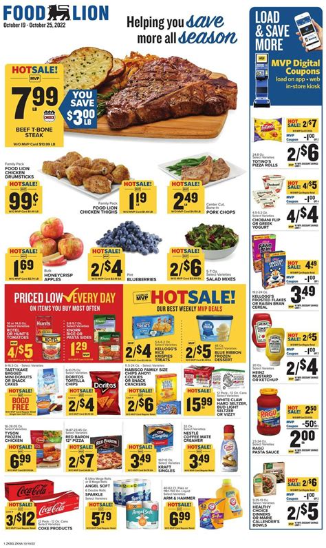 Food Lion Ad Circular - 10/19 - 10/25/2022 | Yulak