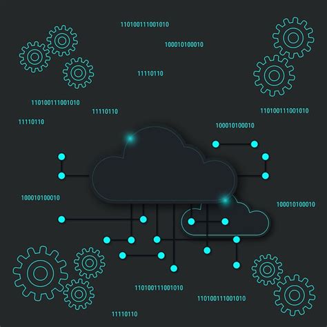 Premium Vector Cloud Computing Vector Concept