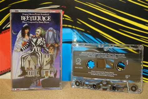 Beetlejuice Original Motion Picture Soundtrack By Danny Elfman Vintage Cassette Tape