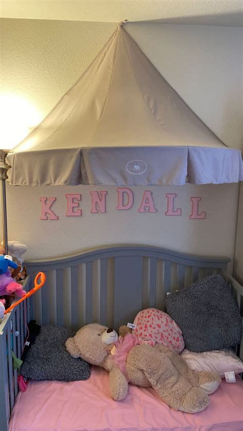 Ikea Charmtroll Leffler Wall Circus Tent Canopy Nursery Childrens Tan