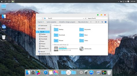 Mac Os X El Capitan Theme For Win10 By Hamed1987s On Deviantart