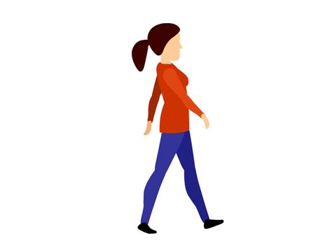 Flat Design Character Walk Cycle 2d Animation Tutorial By