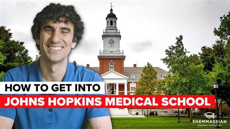 How To Get Into Johns Hopkins Medical School Youtube