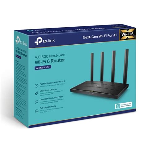 Archer Ax12 Ax1500 Wi Fi 6 Router Tp Link India