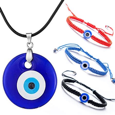 Turkish Evil Eye Necklace Blue Eyes Protection Necklaces Bracelet Lucky