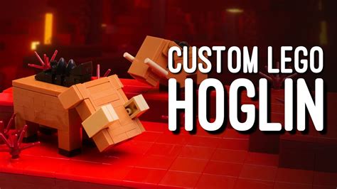 Lego Minecraft Custom Hoglin Tutorial Youtube
