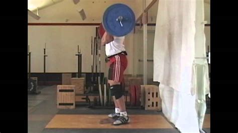 Olympic Weightlifting Clean Technique Slow Motion Youtube