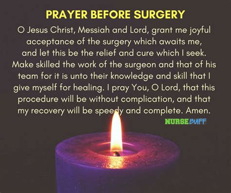 20 Short But Effective Prayers For Surgery Nursebuff
