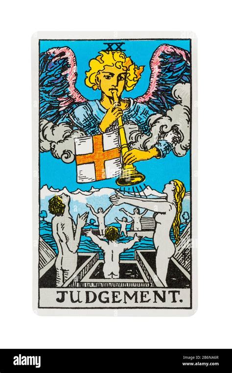 Judgement Tarot Card From The Rider Tarot Cards Designed By Pamela