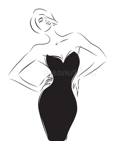 sophisticated little black dress stock illustrations 52 sophisticated