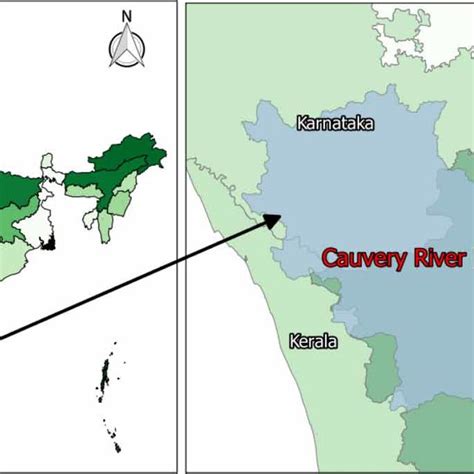 Cauvery River Basin Extent And Boundary Download Scientific Diagram