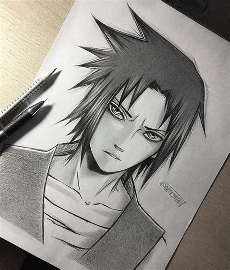 Sasuke Drawing Naruto Sketch Drawing Naruto Drawings Anime Sketch