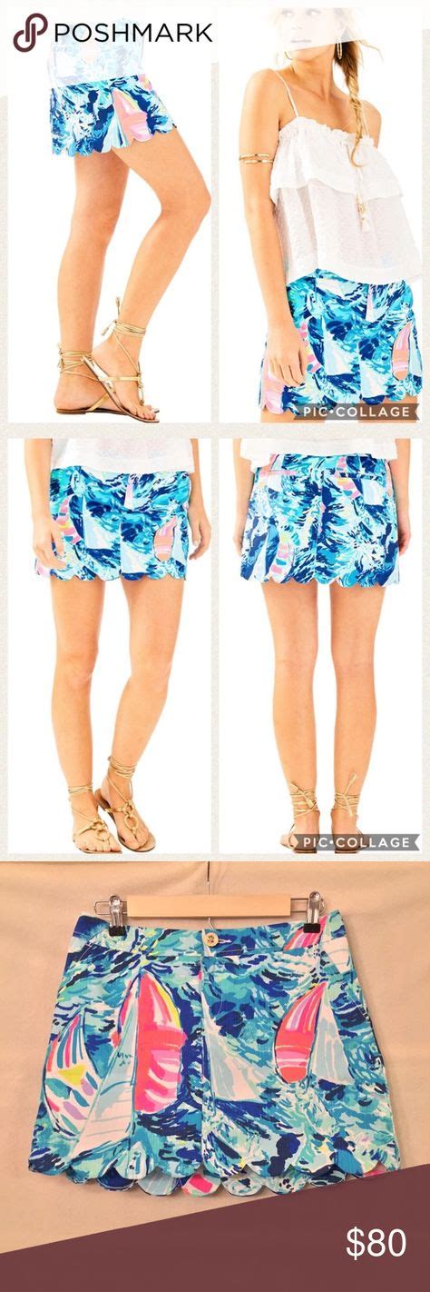 Nwt Lilly Pulitzer Skirt In Hey Blue Bay Bay Nwt Skirts Clothes